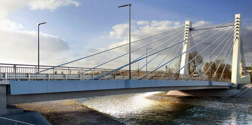 Most przez Kamienną w Ostrowcu Św.